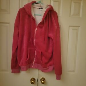 Cozy Pink Teddy Jacket